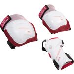 Hudora Biomechanisches Protektoren Set Comfort (pink/weiß, Größe M)