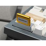 Keychron Computer Aluminum Alloy Artisan Keycap (silber/gold)