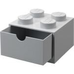 Room Copenhagen LEGO Schreibtischschublade 4              (grau, Noppen)