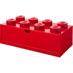 Room Copenhagen LEGO Schreibtischschublade 8               (rot, Noppen)