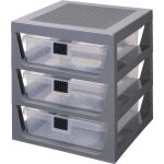 Room Copenhagen LEGO Schubladen Regal  3er Set (grau)