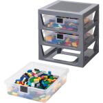 Room Copenhagen LEGO Schubladen Regal  3er Set (grau)
