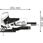 Bosch Power Tools Stichsäge GST 90 E Professional (blau/schwarz, 650 Watt, Koffer)