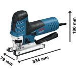 Bosch Power Tools Stichsäge GST 150 CE Professional (blau/schwarz, 780 Watt, L-BOXX)