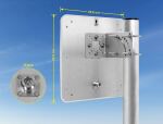 Delock RFID 868 MHz Antenne N Buchse 9 dBi direktional Wand- und Mastmontage outdoor weiß