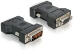 DeLOCK VGA 15pin F > DVI 24+5 M DVI-I 15pin VGA Schwarz