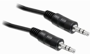 Delock 5m Kabel Audio Klinke 3,5 mm 3 Pin Stecker / Stecker
