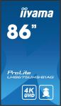 iiyama LH8675UHS-B1AG Signage-Display Digital Signage Flachbildschirm 2,17 m (85.6") LCD WLAN 500 cd/m² 4K Ultra HD Schwarz Eingebauter Prozessor Android 11 24/7