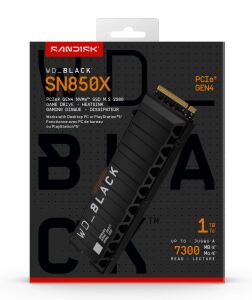 Western Digital Black WD_BLACK SN850X NVMe 1 TB M.2 PCI Express 4.0