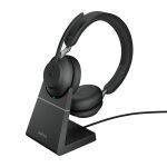 Jabra Evolve2 65 Kopfhörer Kabellos Kopfband Büro/Callcenter USB Typ-C Bluetooth Ladestation