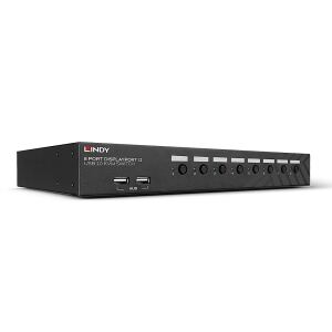 Lindy 39540 Tastatur/Video/Maus (KVM)-Switch Rack-Einbau Schwarz