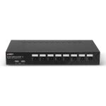Lindy 39540 Tastatur/Video/Maus (KVM)-Switch Rack-Einbau Schwarz