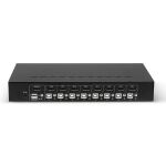 Lindy 39540 Tastatur/Video/Maus (KVM)-Switch Rack-Einbau Schwarz