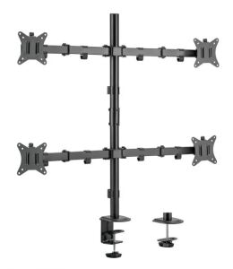 Equip 17”–32” Vierfach-Gelenk-Monitor/LCD-Tischhalterung