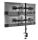 Equip 17”–32” Vierfach-Gelenk-Monitor/LCD-Tischhalterung