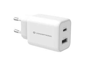 Conceptronic ALTHEA 2-Port 33W USB PD-PPS-Ladegerät, QC 3.0