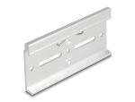 DELOCK Aluminium Montageclip für Hutschiene 100x47,8mm silb.