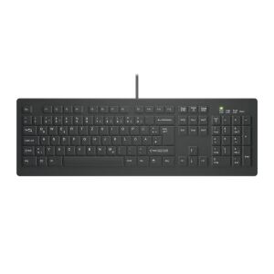 Contour Design Active Key Contour ClassicClean Medizinische Tastatur Abnehmbare Abdeckung Full-Size Kabelgebunden Schwarz DE C8100