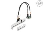 DELOCK Mini PCIe I/O PCIe half size 1 x RJ45 2,5 Gigabit LAN