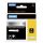 DYMO Rhino Industrie Permanente Polyesteretiketten | 12 mm x 5,5 m | Schwarz auf Metallic | selbstklebendes Schriftband | für Rhino und LabelManager Beschriftungsgerät