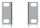 Ubiquiti UACC-Rack-Ear-1U Montageset