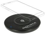 DELOCK Qi Schnellladegerät kabellos LED 5V/9V schwarz
