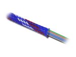 DELOCK Geflechtschlauch dehnbar 2 m x 19 mm blau-rot-weiß