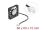 DELOCK Axiallüfter 12 V DC, 60 x 60 x 10 mm schwarz