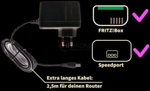 GEQUDIO HN-Power Netzteil 5V2A kompat. für Yealink,Snom,FAV