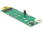 DELOCK Konverter SATA 8Pin Power Bu > M.2 KeyB Slot
