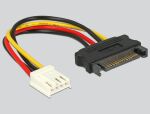 DELOCK Konverter SATA 8Pin Power Bu > M.2 KeyB Slot