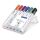 Staedtler Lumocolor whiteboard 351 Marker 6 Stück(e) Rundspitze Schwarz, Blau, Grün, Orange, Rot, Violett