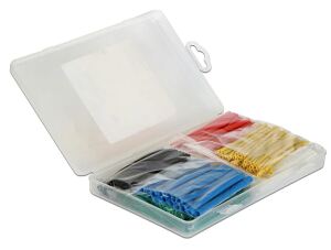 DELOCK Schrumpfschlauch Sortiment 230-teilig farbig BOX