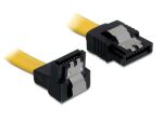 DeLOCK 0.3m SATA M/M SATA-Kabel 0,3 m Gelb