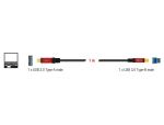 DELOCK USB3.0 Kabel A -> B St/St 1.00m Premium