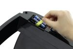 Durable NO TOUCH 35L Rechteckig Edelstahl Schwarz, Silber