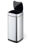 Durable NO TOUCH 35L Rechteckig Edelstahl Schwarz, Silber