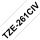 Brother TZE261CIV Etiketten erstellendes Band Schwarz auf weiss
