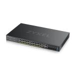 Zyxel GS2220-28HP-EU0101F Netzwerk-Switch Managed L2 Gigabit Ethernet (10/100/1000) Power over Ethernet (PoE) Schwarz