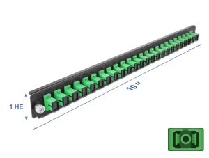 DELOCK 19 LWL Spleißbox Frontblende 24 Port SC Simplex grün
