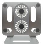 RealPower 495562 laptop-ständer Edelstahl 43,2 cm (17")