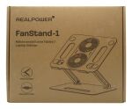 RealPower 495562 laptop-ständer Edelstahl 43,2 cm (17")
