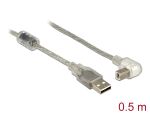 DeLOCK 84811 USB Kabel USB 2.0 0,5 m USB A USB B 0,48...