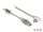 DeLOCK 84811 USB Kabel USB 2.0 0,5 m USB A USB B 0,48 Gbit/s Silber, Transparent