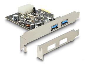 DELOCK PCI Expr Card 2x USB3.0 ext +LowProfile