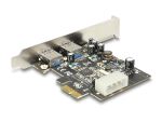 DELOCK PCI Expr Card 2x USB3.0 ext +LowProfile