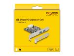 DELOCK PCI Expr Card 2x USB3.0 ext +LowProfile