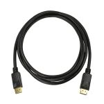 LogiLink CV0120 DisplayPort-Kabel 2 m Schwarz