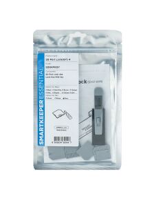 Smartkeeper SD04PKGY Schnittstellenblockierung SD card Grau Kunststoff 1 Stück(e)
