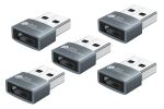 Alcasa USB-AD203-5 Kabeladapter USB-A USB-C Grau